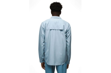 Image of prAna Lost Sol Long Sleeve Shirts - Mens, Chambray Heather, S, 1972361-401-SL-S