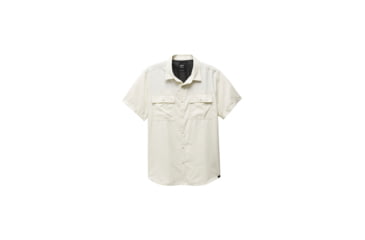Image of prAna Lost Sol Short Sleeve Shirt Slim Fit - Mens, Chalk, XL, 1972351-101-SL-XL