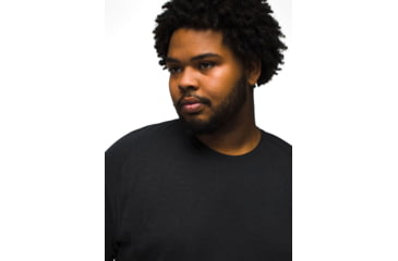 Image of prAna Mission Trails Short Sleeve Tee - Mens, Black Heather, L, 1972681-003-ST-L