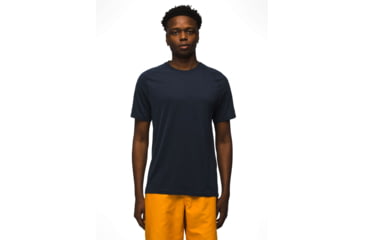 Image of prAna Mission Trails Short Sleeve Tee - Mens, Nautical Heather, Medium, 1972681-404-ST-M