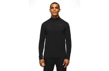 Image of prAna prAna Altitude Tracker 1/4 Zip II - Mens, Black, S, 1972591-001-ST-S