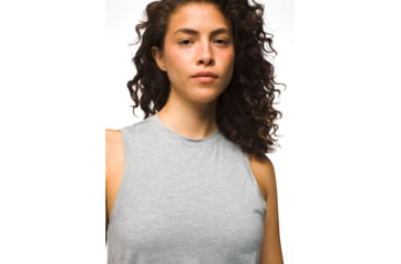 Image of prAna Sol Searcher Tank - Womens, Heather Grey, Large, 1971751-020-L