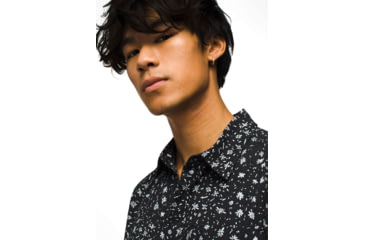 Image of prAna Stimmersee Shirt Standard Fit - Mens, Black Above, M, 1970111-002-ST-M