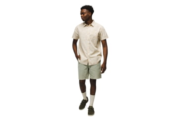 Image of prAna Stimmersee Shirt Standard Fit - Mens, Chalk Stretch, S, 1970111-101-ST-S