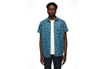 Image of prAna Stimmersee Shirt Standard Fit - Mens, High Tide Stretch, M, 1970111-409-ST-M