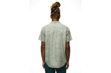 Image of prAna Stimmersee Shirt Standard Fit - Mens, Juniper Green Sharkstooth, XL, 1970111-300-ST-XL