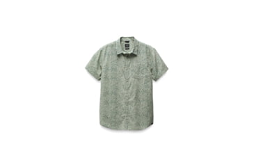 Image of prAna Stimmersee Shirt Standard Fit - Mens, Juniper Green Sharkstooth, XL, 1970111-300-ST-XL