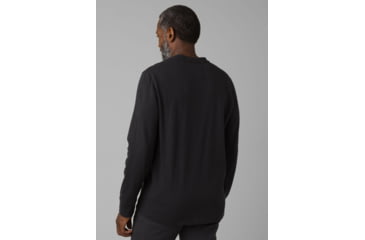 Image of prAna Ronnie Henley Shirt, Black, XLarge, M23190583-BLK-XL