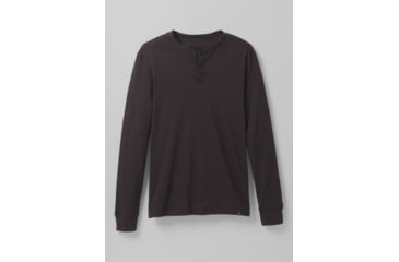 Image of prAna Ronnie Henley Shirt, Black, XLarge, M23190583-BLK-XL