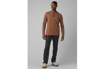 Image of prAna Ronnie Henley Shirt, Walnut, Small, M23190583-WAL-S