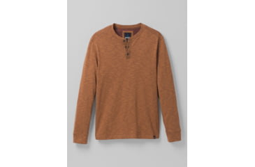 Image of prAna Ronnie Henley Shirt, Walnut, Small, M23190583-WAL-S