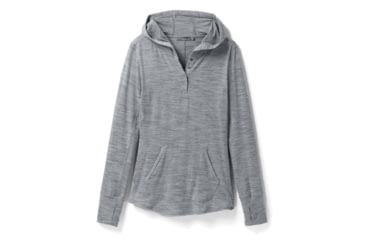 Image of prAna Sol Protect Hoodie - Womens, Heather Grey, XS, 1962171-020-XS