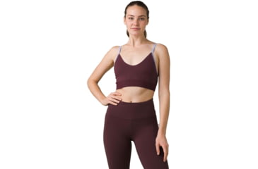 Image of prAna Sopra Seamless Bra - Womens, Rich Cocoa, M, 1970391-200-M
