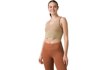 Image of prAna Sopra Seamless Crop Top - Womens, Coastal Sage, XS, 1970341-300-XS