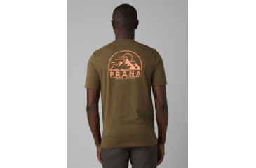 Image of prAna Spire Heights T-Shirt, Peat Heather, Small, 1966681-300-SL-S