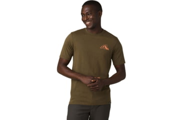 Image of prAna Spire Heights T-Shirt, Peat Heather, Small, 1966681-300-SL-S