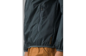 Image of prAna Transit Range Windbreaker Jacket -Mens, Grey Blue Topo, M, 1967801-020-M