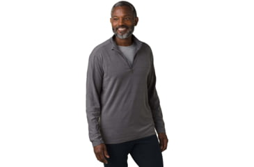 Image of prAna Watchtower 1/2 Zip Shirt - Mens, Castlerock, S, 1963421-250-S