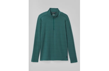 Image of prAna Watchtower 1/2 Zip Shirt - Mens, Deep Pine, L, 1963421-301-L