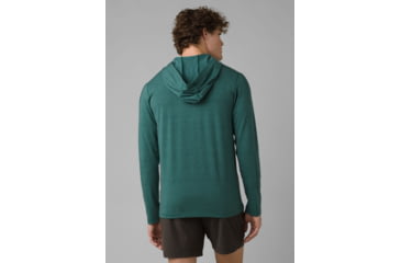 Image of prAna Watchtower Long Sleeve Hoodie - Mens, Deep Pine, L, 1963831-300-ST-L