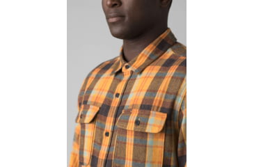 Image of prAna Westbrook Flannel Shirt - Men's, Large, Sunray, 1964401-700-ST-L