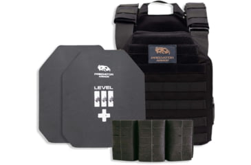 Image of Predator Armor Level III+ Loaded Bundle, Black, 16x12, BDL-3+KWLBDL-BK