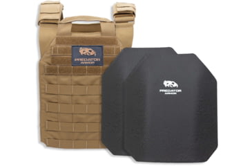 Image of Predator Armor Level III Plate Carrier Package, Coyote, 16x12, BDL-3KWPCPKG-CY