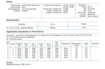 Image of Predator Armor Level III+ Base Coat Body Armor, 10x12, BA-3+ST-BC