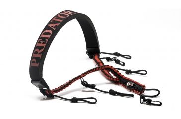 Image of Predator Tactics Game Call Lanyard, Black/Red, 97372