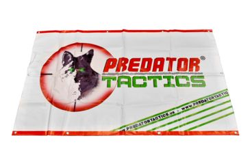 Image of Predator Tactics Logo Banner, Multi, 3 in x 5 in PTVbanner