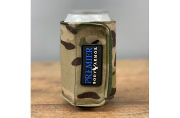 Image of Premier Body Armor Bulletproof Koozie, Level II, MultiCam, One Size, Koozie-MC