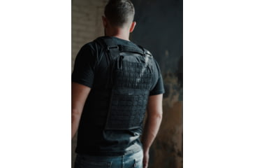 Image of Premier Body Armor Core Mission Plate Carrier, Universal Fit, Black, 10x12 inch, CMPC-BLK-DLR