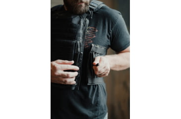 Image of Premier Body Armor Core Mission Plate Carrier, Universal Fit, MultiCam Black, 10x12 inch, CMPC-MCB-DLR