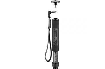 Image of Monopod w/Rubber Foot &amp; Spike, Black
