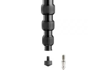 Image of Monopod w/Rubber Foot &amp; Spike, Black
