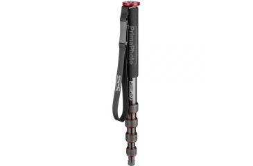 Image of Monopod w/Rubber Foot &amp; Spike, Red