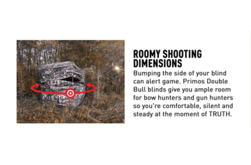 Image of Primos Hunting Double Bull Deluxe GO Blind, Camo, 65156