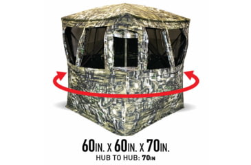 Image of Primos Hunting Double Bull Raised Hunting Ground Blind