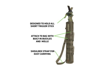 Image of Primos Hunting Scabbard for Gen 3 Trigger Sticks, Short, Coyote Tan, 65819