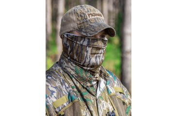 Image of Primos Hunting Stretch-Fit Buff Mask, Mossy Oak Bottomland, One Size, PS6680