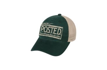 Image of Washed Green Logo Cap w/Mesh Back