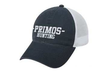Image of Primos Washed Navy Logo Cap w/Mesh Back 58687