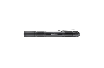 Image of Princeton Tec Metal Rechargeable Penlight Flashlights, White Bulb, 400 Lumens, Black, ALLOY-X