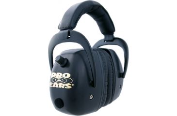 Image of Pro Ears Pro Mag Gold Electronic Ear Muffs, 30 dB, Black, GSDPMB