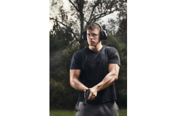 Image of Pro Ears Pro Mag Gold Electronic Ear Muffs, 30 dB, Black, GSDPMB