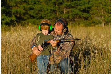 Image of Pro Ears ReVo26 Hearing Protectors, Blue Diamond Plate PE-26-U-Y-010