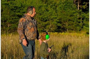 Image of Pro Ears ReVo26 Hearing Protectors, Blue Diamond Plate PE-26-U-Y-010