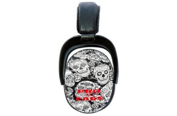 Image of Pro Ears ReVo NPR 26 Passive Hearing Protection Earmuffs, Skulls PE-26-U-Y-006