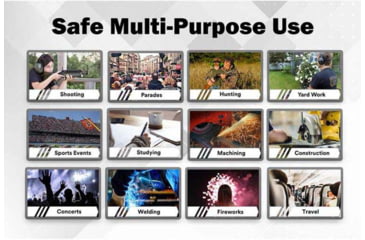 Image of Pro Ears Stealth 28 Hearing Protection, Green, PEEBGRN