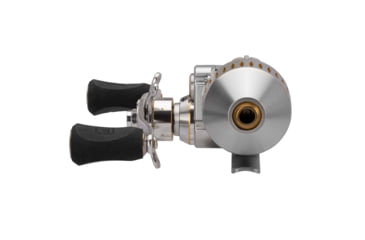 Image of ProFISHiency Micro Sniper Spincasting Reel, 6.2:1, 8+1, Right, Silver/Gold, Clam Pack, SNIPERRMS-C